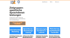 Desktop Screenshot of language-sc.com